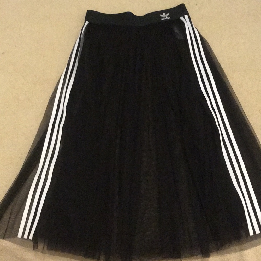 Adidas tulle skirt black